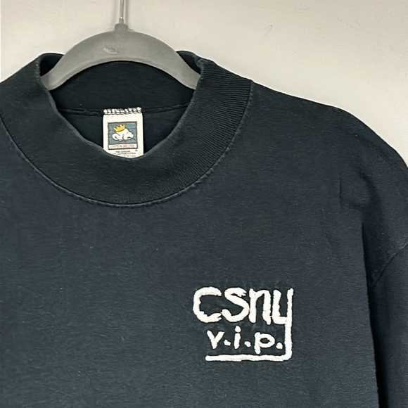 VTG 1994 CSNY, 'Hell Freezes Over' Tour, VIP long sleeve, heavy cotton Tee,  L - Picture 5 of 6